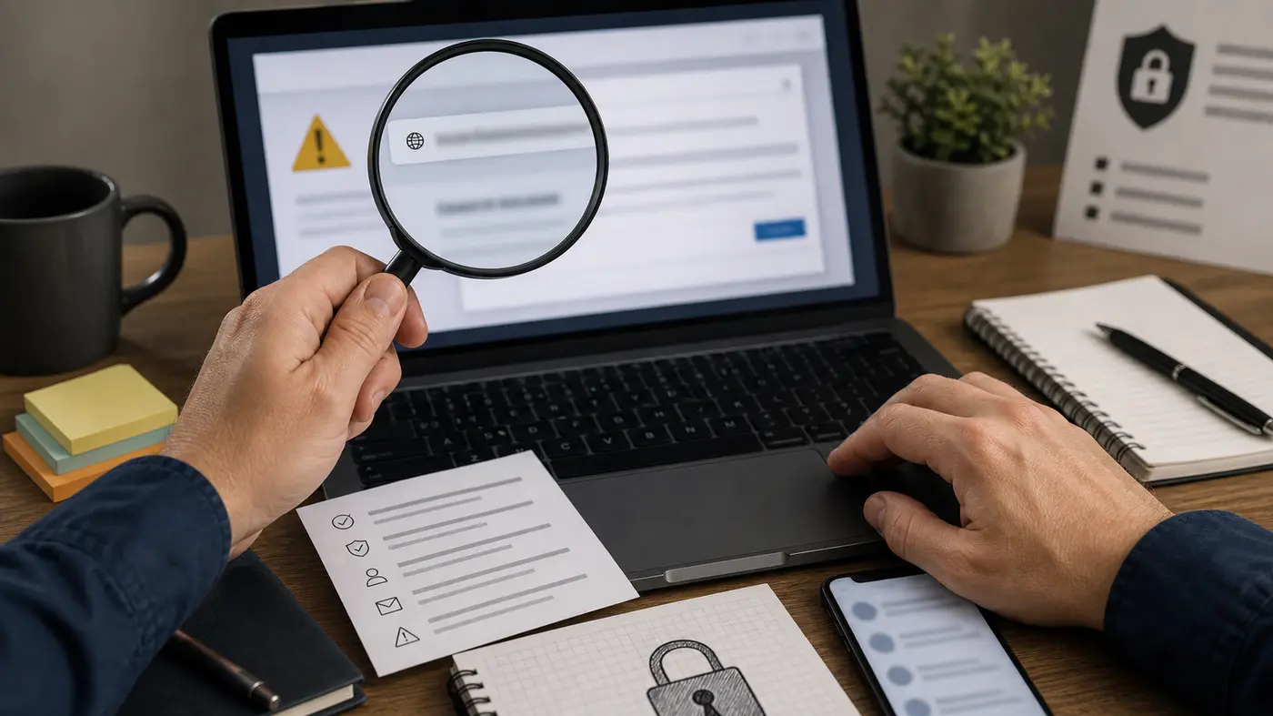 Vérification d une URL suspecte sur un poste de travail