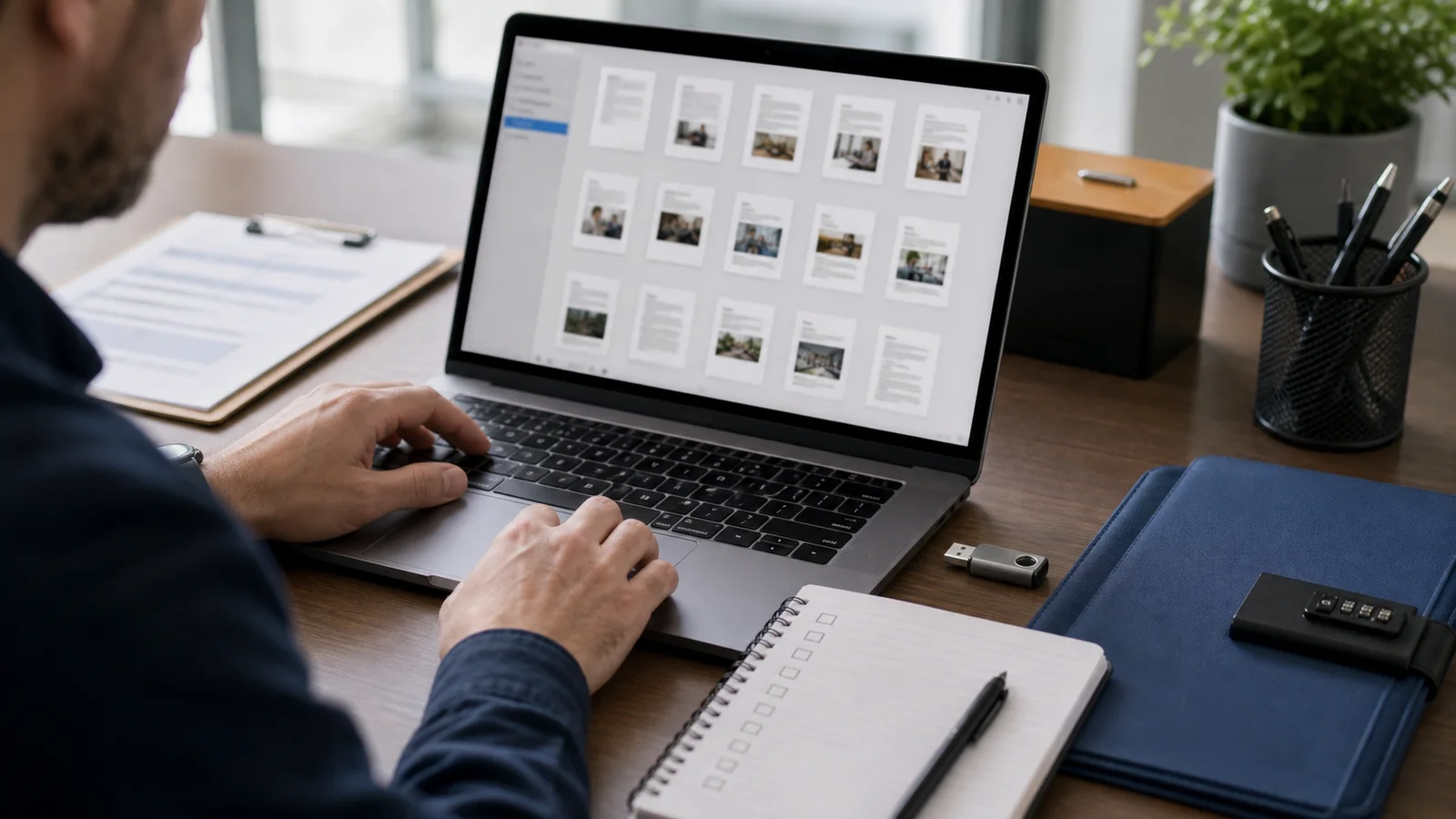 controle final d un fichier PDF fusionne sur ordinateur
