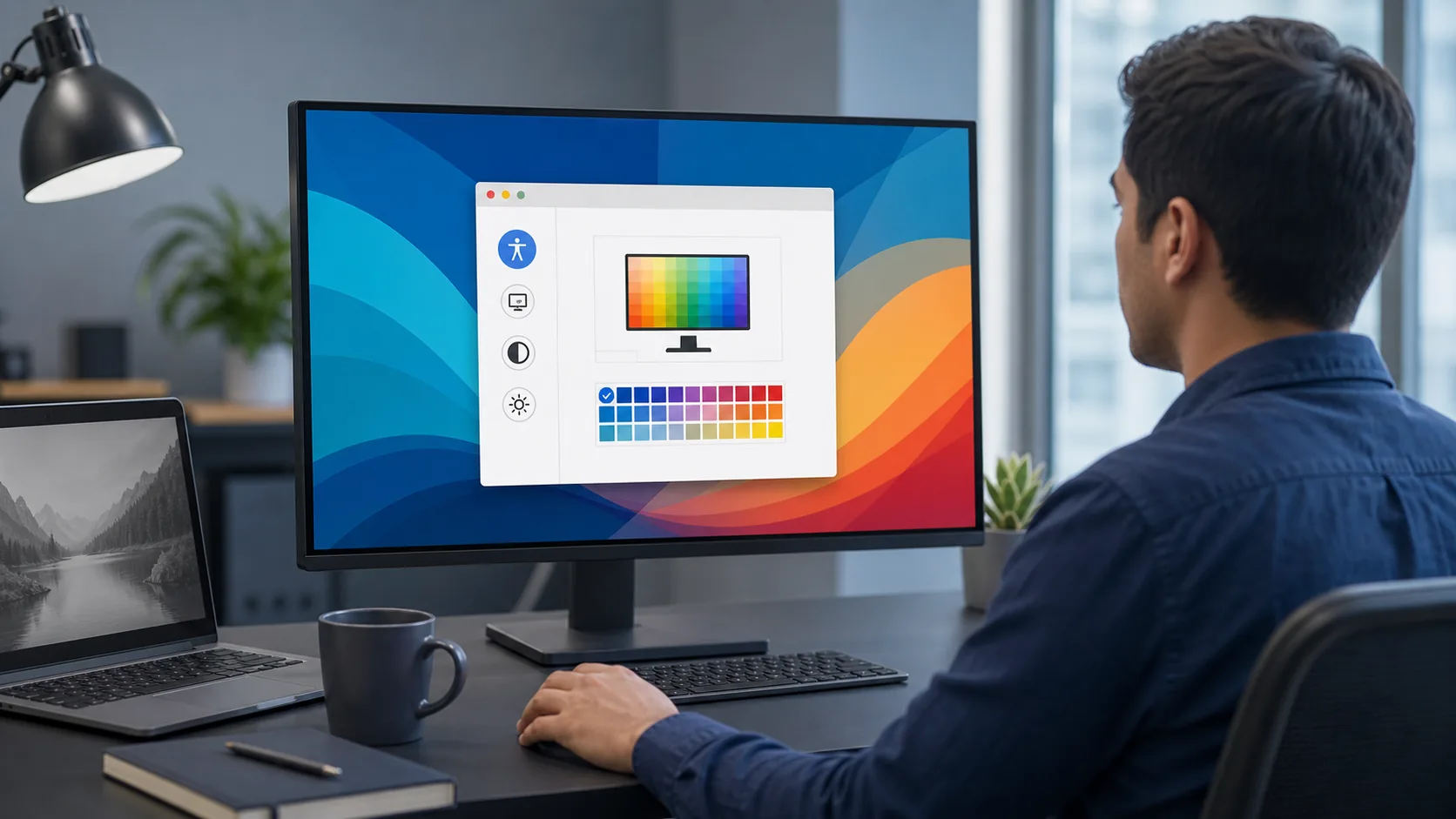 Paramètres de filtres de couleur Windows pour rétablir un affichage normal