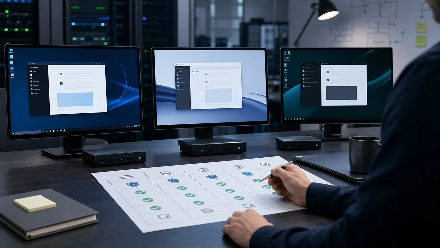 Parc Windows et macOS préparé pour un accès ChatGPT Desktop officiel