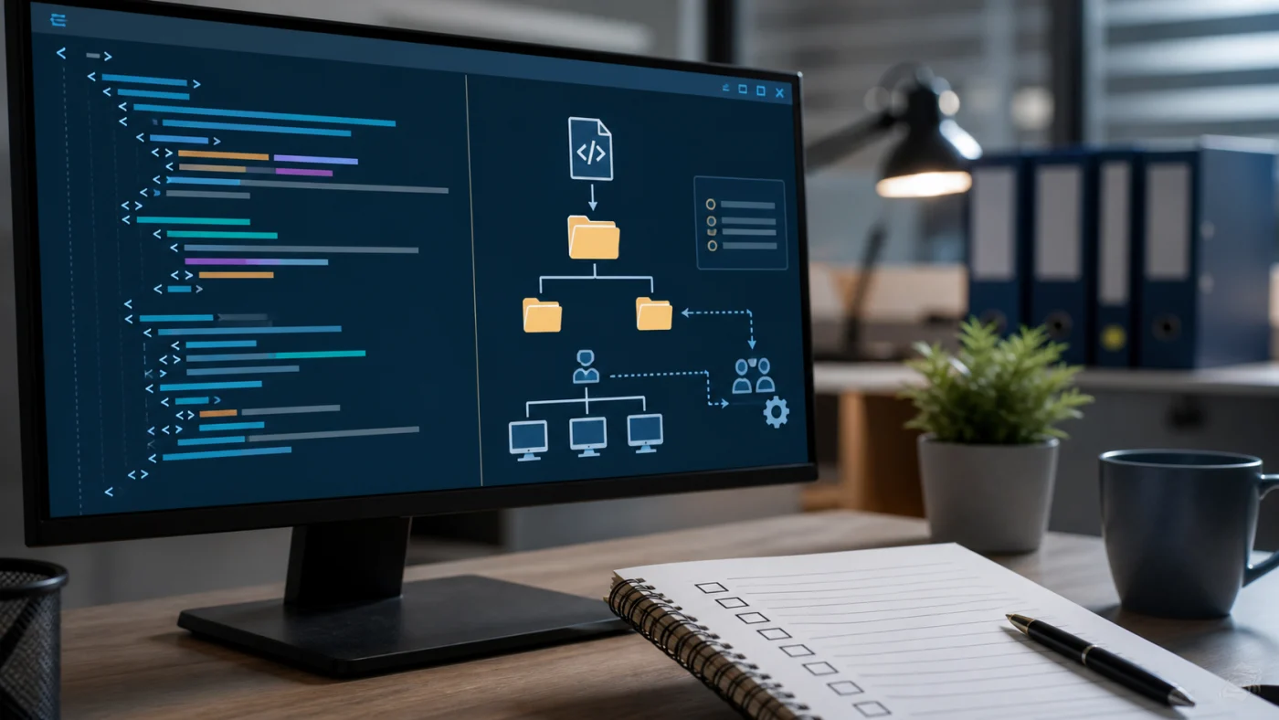 Fichier XML d’associations par défaut illustré sur un poste d’administration