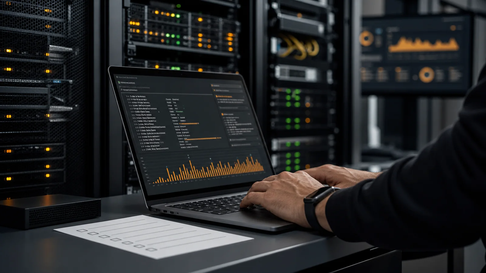 Diagnostic APT dans une salle serveur avec checklist de retour arrière