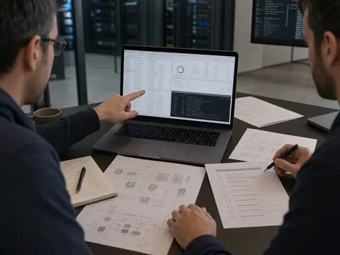 Administrateurs préparant un inventaire Windows et une migration Linux