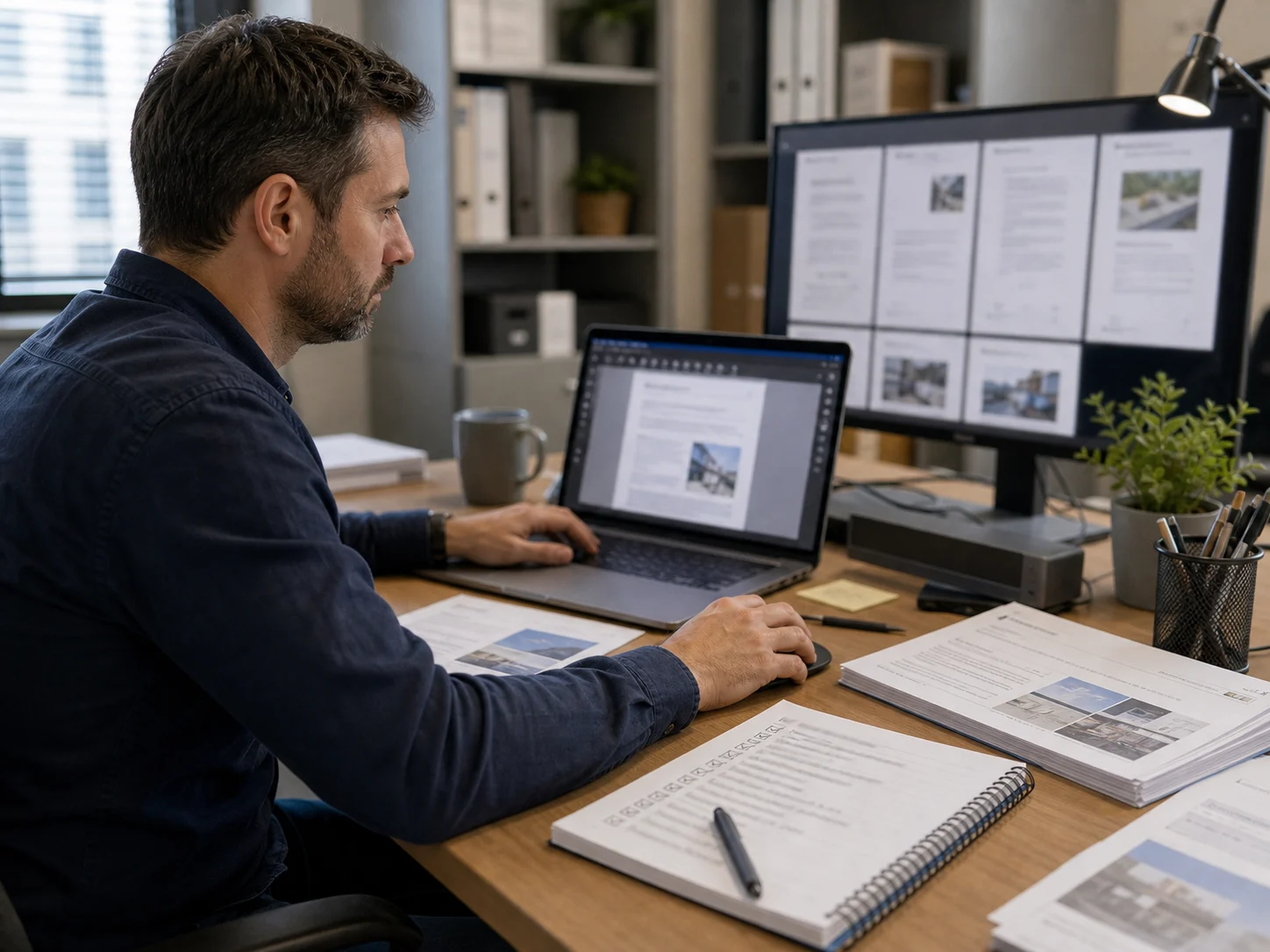 Administrateur préparant le déploiement d’un lecteur PDF sur plusieurs postes de travail