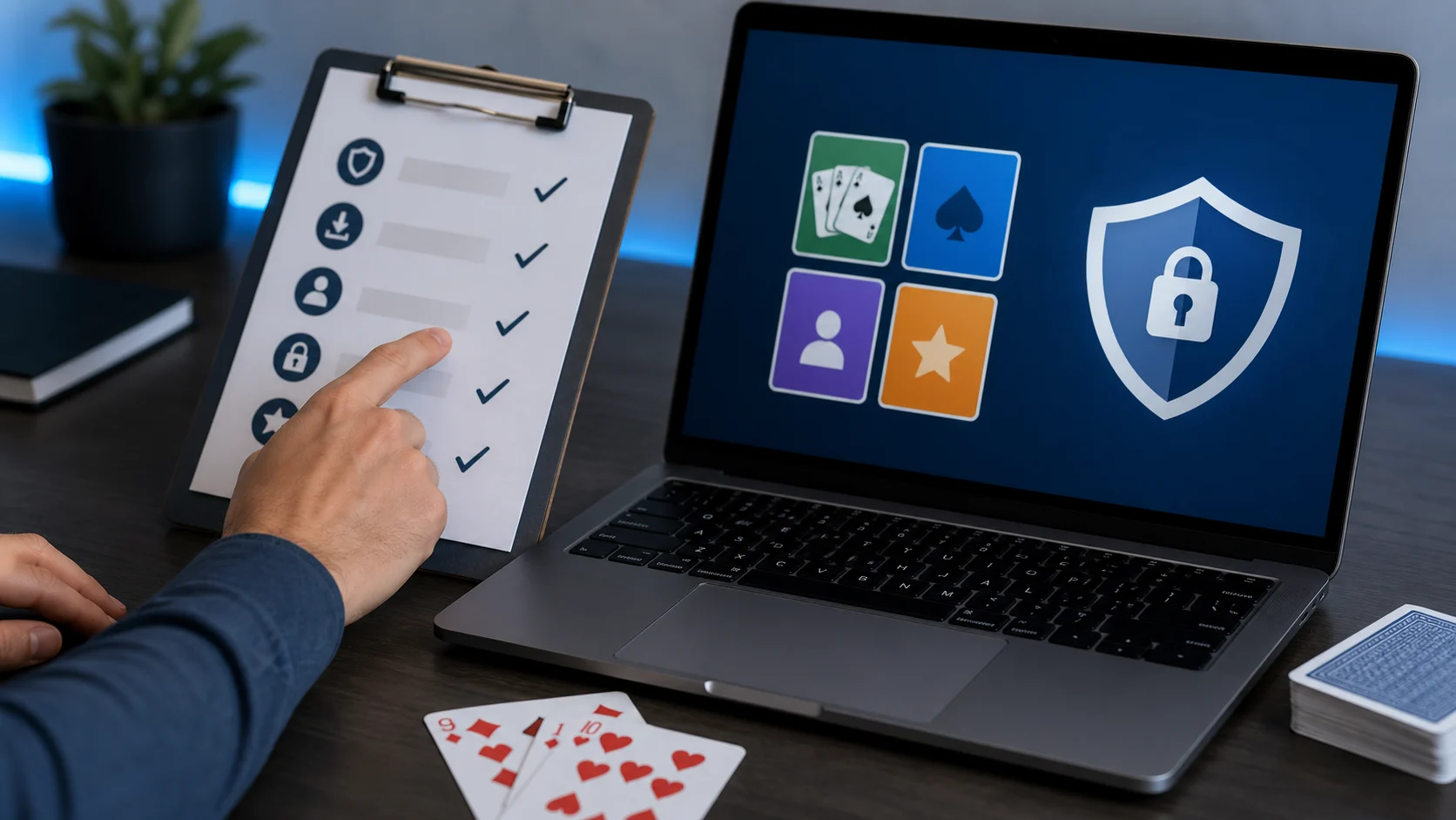 Checklist de sécurité pour choisir une application de jeu de cartes sur Windows