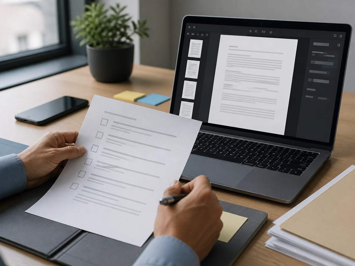 Vérification de confidentialité avant l’envoi d’un PDF en ligne