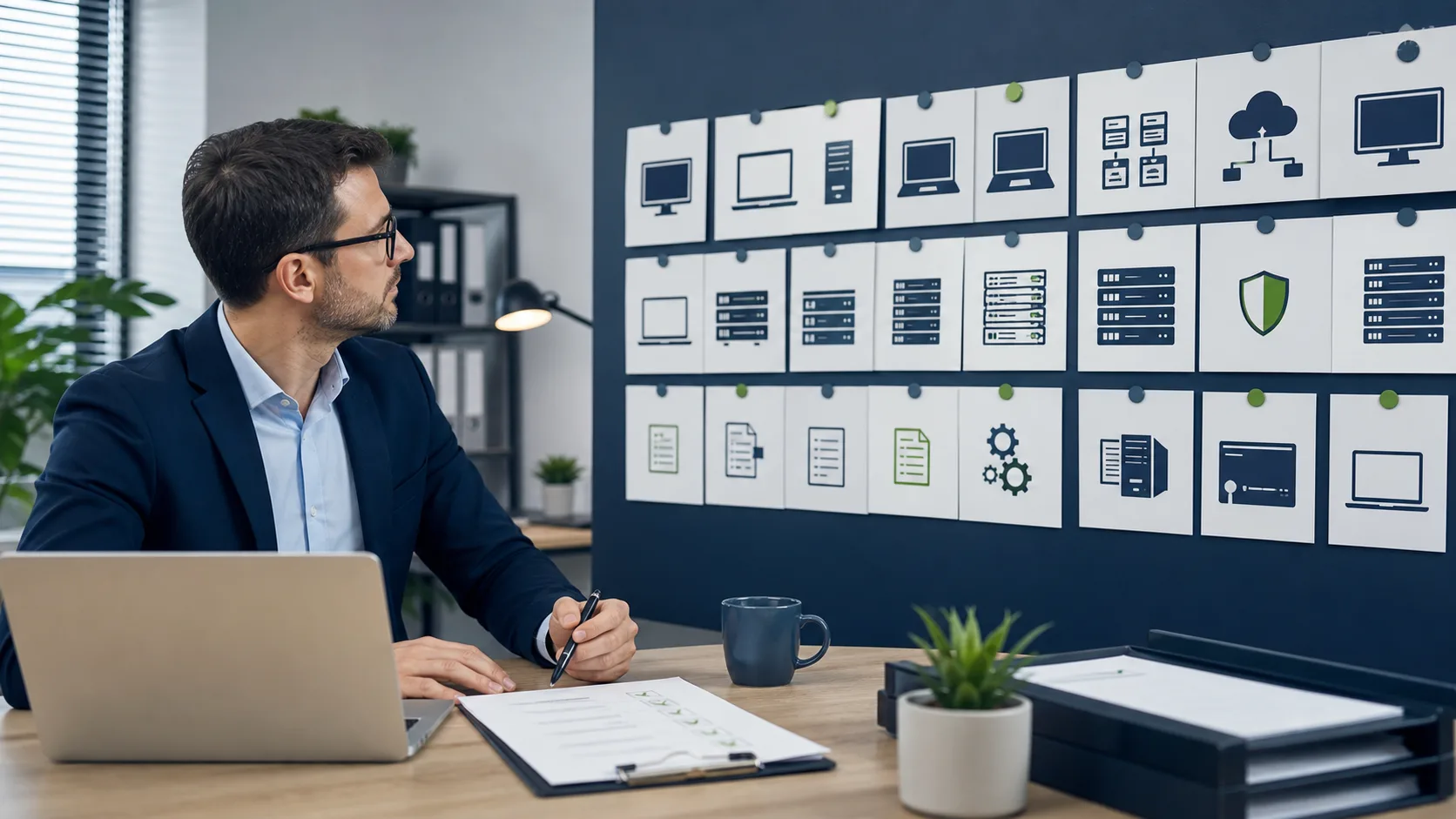 Audit d'un parc informatique PME avec inventaire des équipements, logiciels et accès