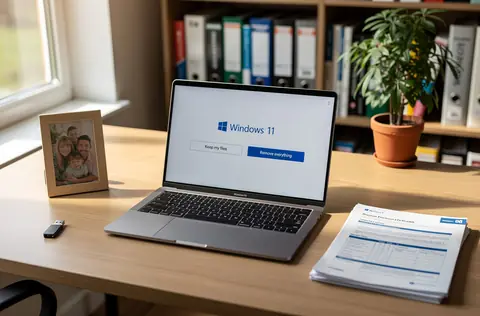 Guide pratique pour réinitialiser Windows 11 tout en conservant vos fichiers personnels