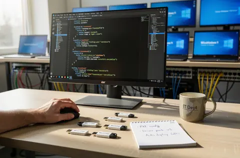 Windows 11 permet, via l’utilisation d’un fichier de réponse, une personnalisation avancée et automatisée de l’installation. Ce guide complet explique la structure du fichier XML, les différentes passes de configuration et les avantages, notamment la réduction du temps d’installation et la standardisation des postes dans un parc informatique.