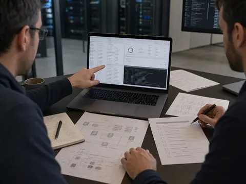 Administrateurs préparant un inventaire Windows et une migration Linux