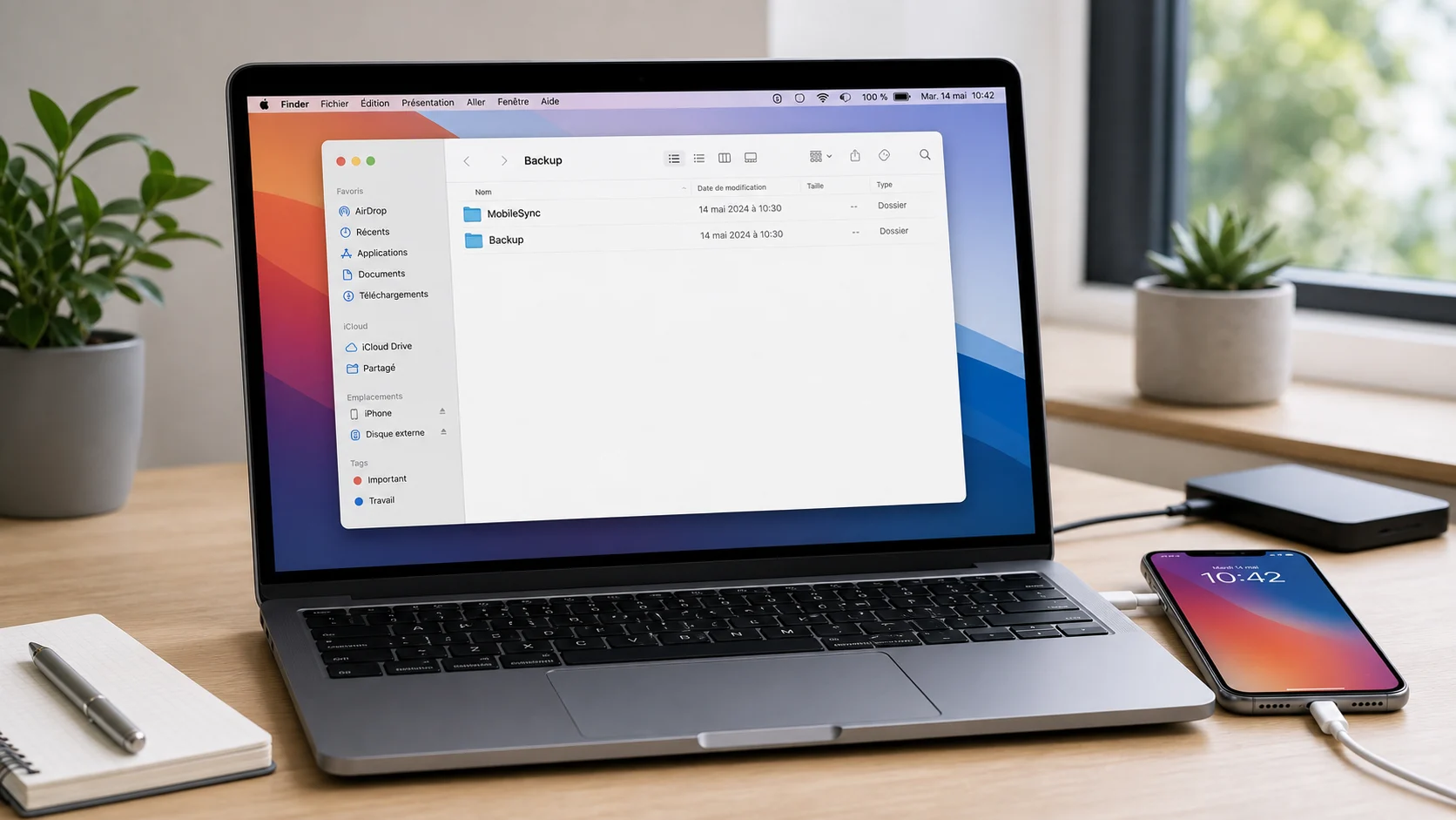 MobileSync Backup sur Mac, trouver le dossier sans casser la sauvegarde