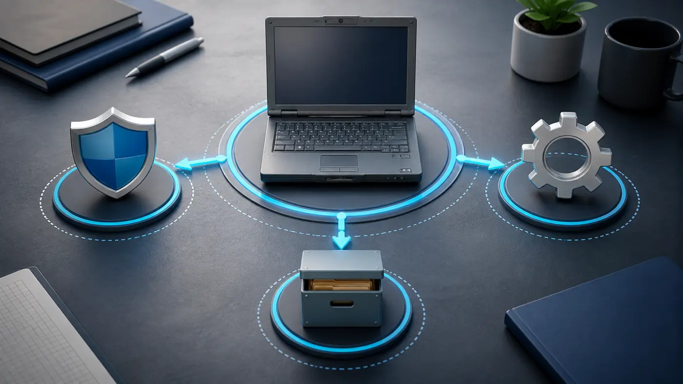 Arbitrage entre sécurité, performance et logiciels anciens sur un PC léger