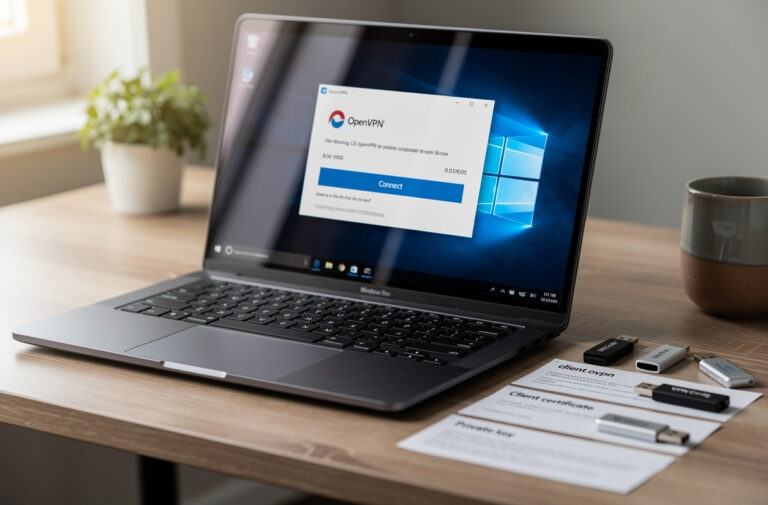 Guide complet pour configurer une connexion VPN OpenVPN sur Windows : ce paragraphe décrit les étapes essentielles pour installer et configurer OpenVPN sur Windows, garantissant une connexion sécurisée grâce à un chiffrement SSL/TLS avancé, protégeant ainsi les données personnelles et professionnelles contre les menaces numériques actuelles.