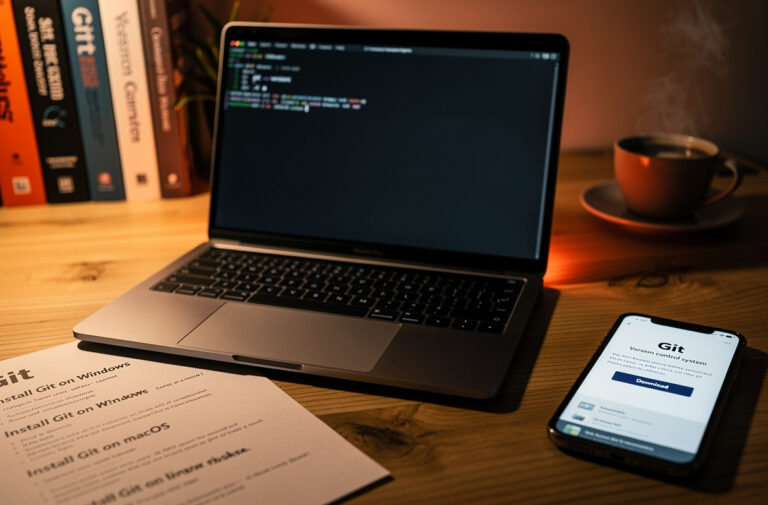 Guide pratique pour installer Git et maîtriser le contrôle de version en suivant les étapes clés d'installation sur Windows, Linux et macOS, assurant une configuration optimale pour gérer efficacement le code source et collaborer en équipe. Ce guide détaille les commandes essentielles et les bonnes pratiques pour débuter avec Git.