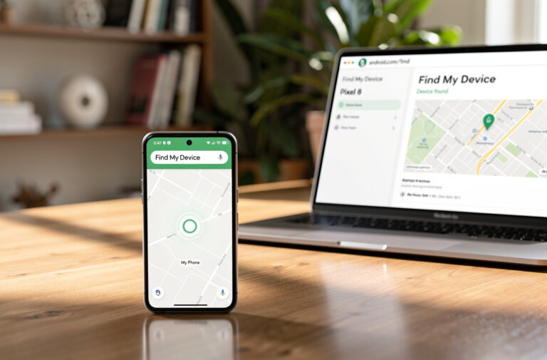 Retrouver votre smartphone Android rapidement est possible grâce aux meilleures méthodes de localisation native comme Localiser mon appareil, qui utilise GPS, réseaux mobiles et WiFi pour une géolocalisation précise même à distance. Cette technologie sécurisée permet de localiser un téléphone perdu en un clin d’œil sans application supplémentaire, optimisant ainsi les chances de récupération rapide. 